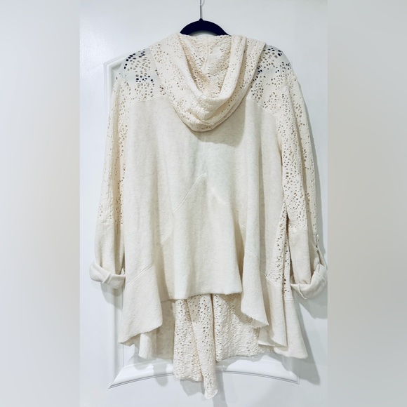 FREE PEOPLE | Oversized Asymmetrical Wrap Hoodie - Picture 2 of 8